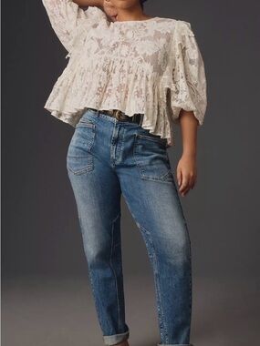 The Wanderer Mid-Rise Relaxed Jeans by Pilcro